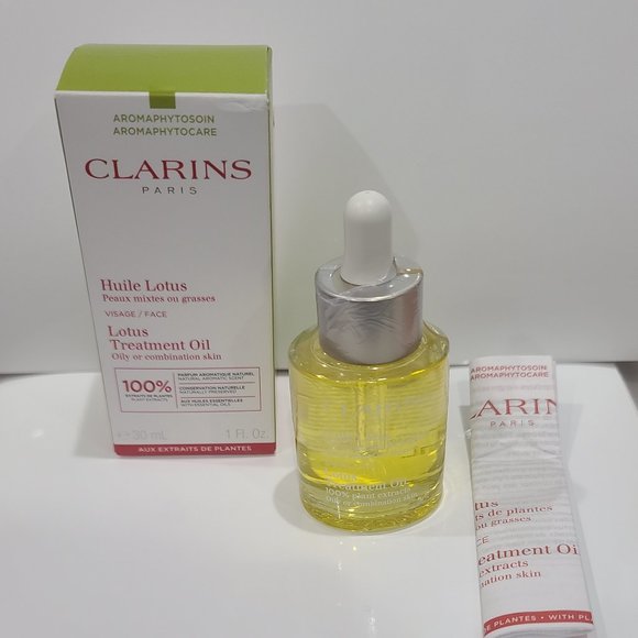NIB ✅ SEALED CLARINS Lotus Treatment Oil 30mL / 1 oz ⭐ SEALED IN BOX - Picture 7 of 11